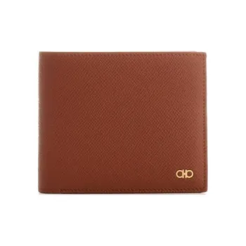 FERRAGAMO Calfskin Wallet Mini Men's Brown