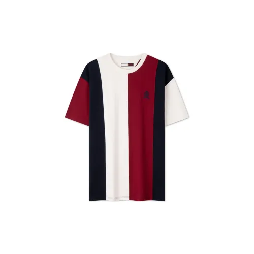 Tommy Hilfiger T-Shirts Men Red/White/Black Multicolor XJS