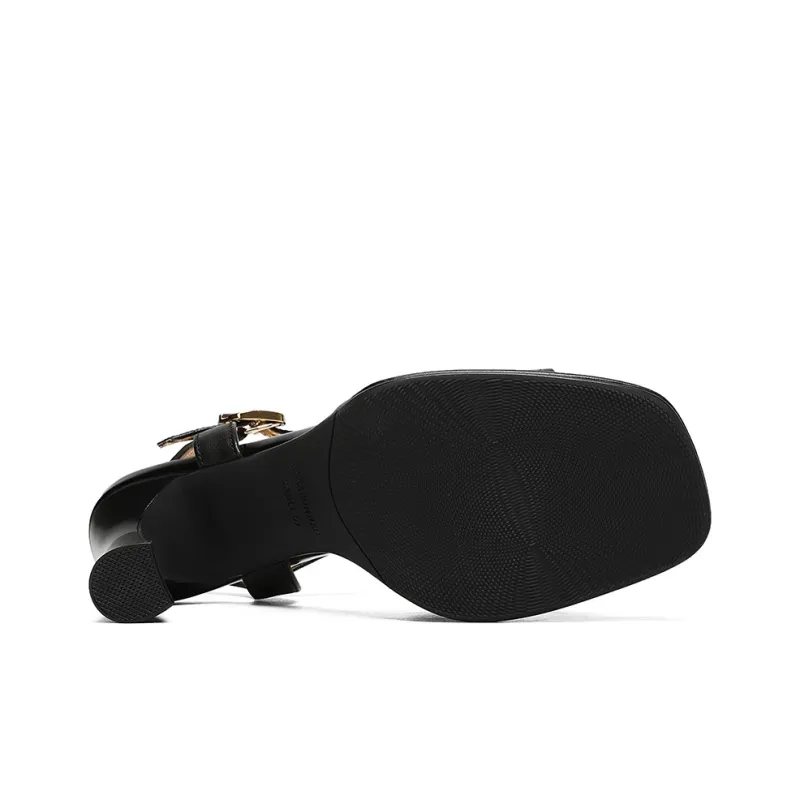 BOSSSUNWEN One Strap Sandals 8.5cm Women's-9
