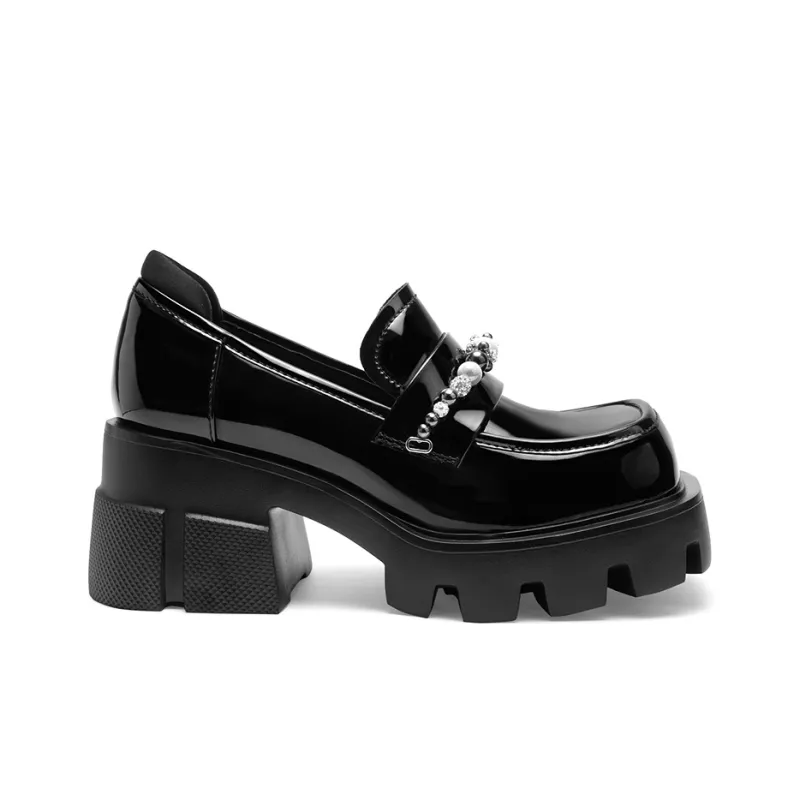 MIO Loafers Women's Black | Gray/Black Gold-1