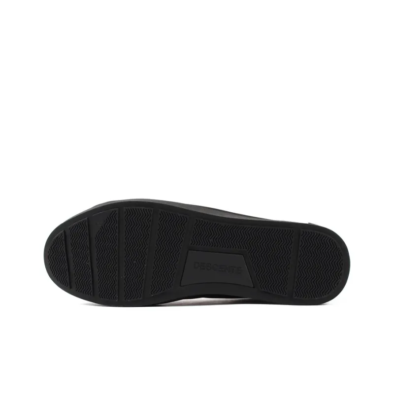 DESCENTE Cushioning, Abrasion Resistant, And Waterproof Mid Top Casual Shoes Men's Black-5