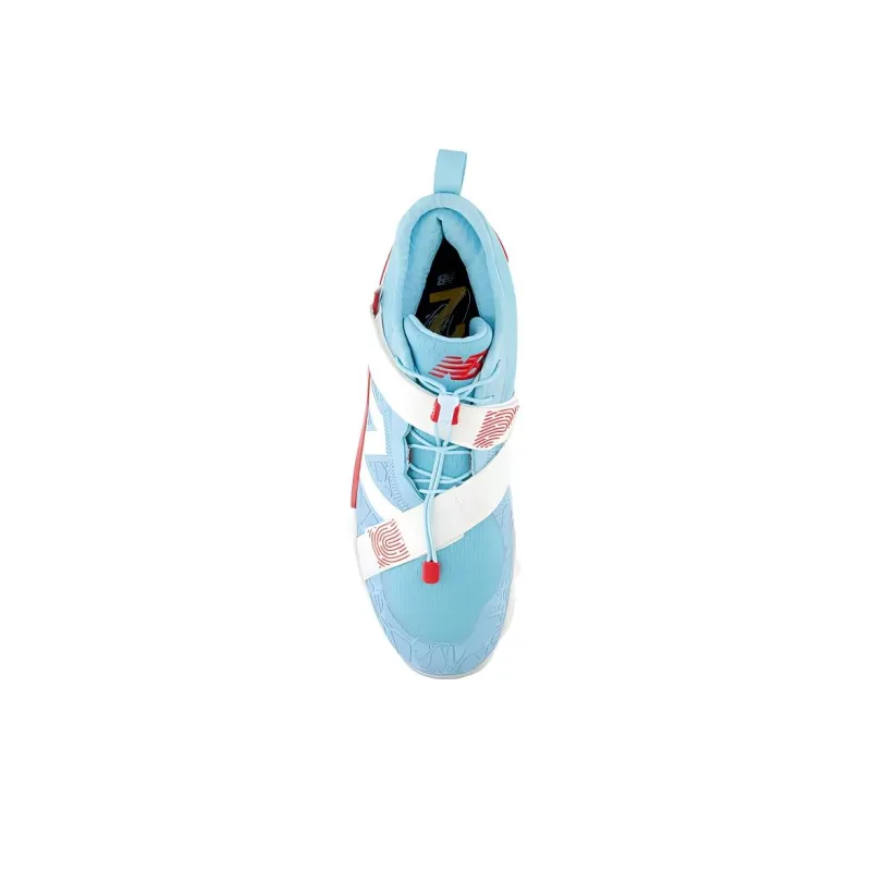 New Balance Lindor 2 Pre Game 'Vintage Puerto Rico' Slip Resistant Low Top Training Shoes Men's White Blue Red-3