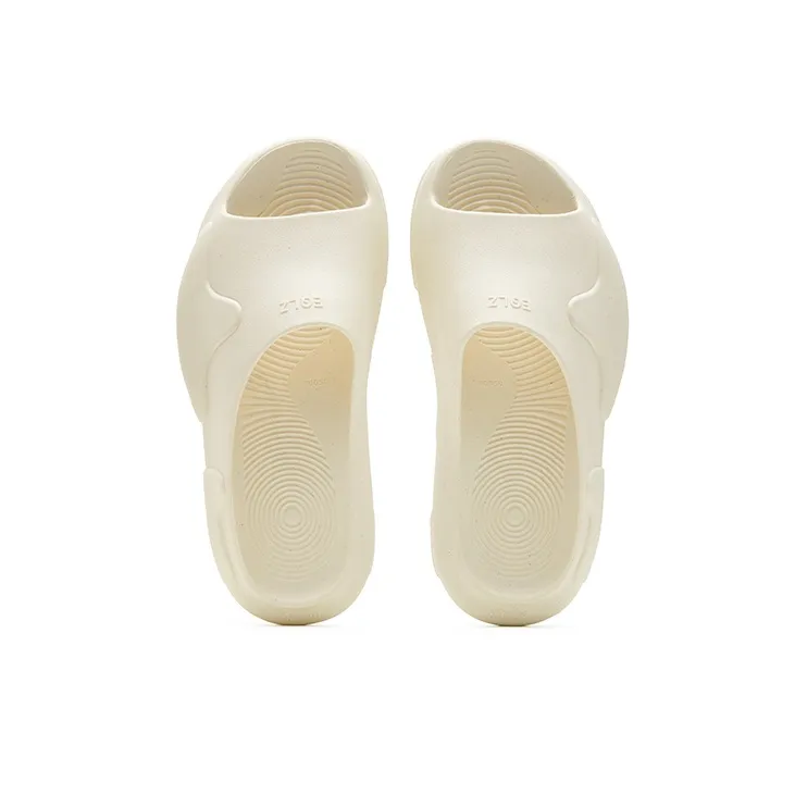 EQLZ EQUALIZER Oasis Slip Resistant Slide Slippers Unisex Heron White-3