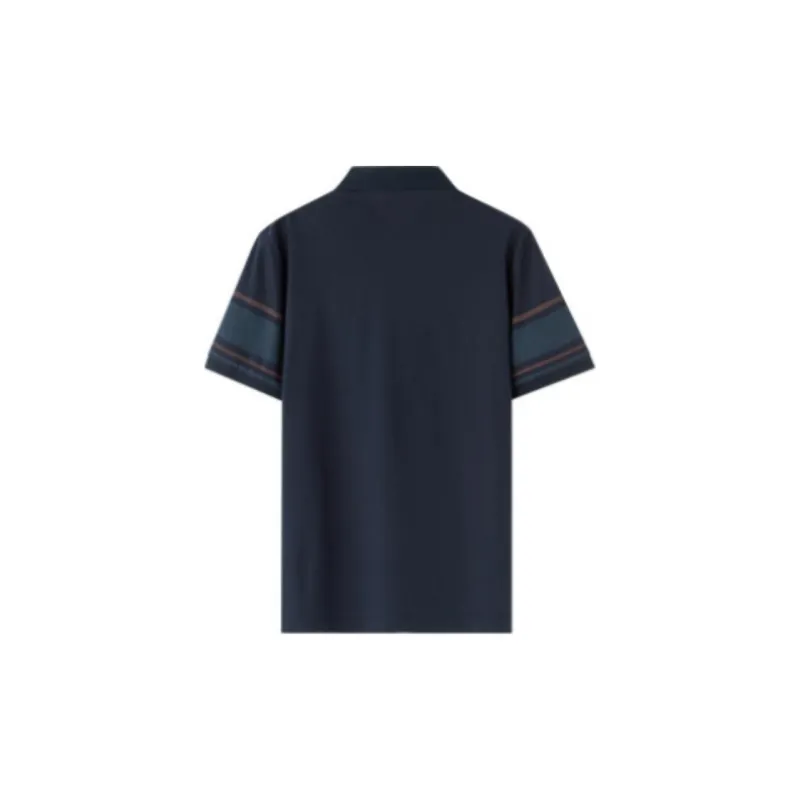GOLDLION Polo Shirts Men Navy Blue 95-1