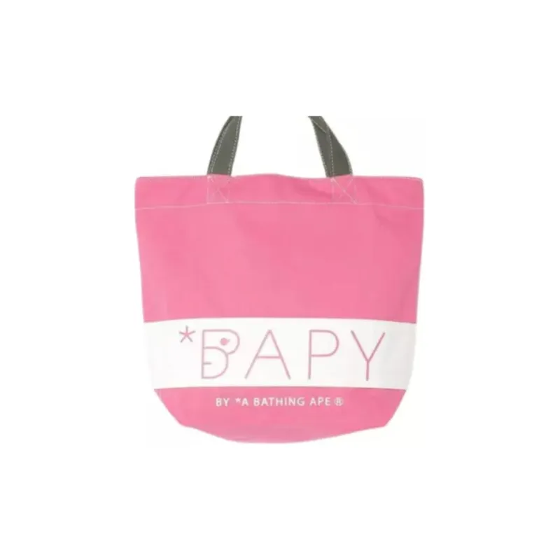 A BATHING APE Cotton Blend Tote Bag Shopping Bag Handbag Regular Unisex Multicolor-0