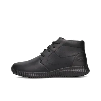 Skechers Relaxed Fit Cessnock   Alesser SR Cushioning Anti Slip And Wear Resistant High Top Casual Shoes Men's Black
