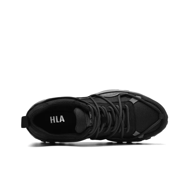 HLA Trendy Versatile Breathable Mesh Casual Shoes With Height Increase Wear-Resistant Athletic Shoes Men's-2