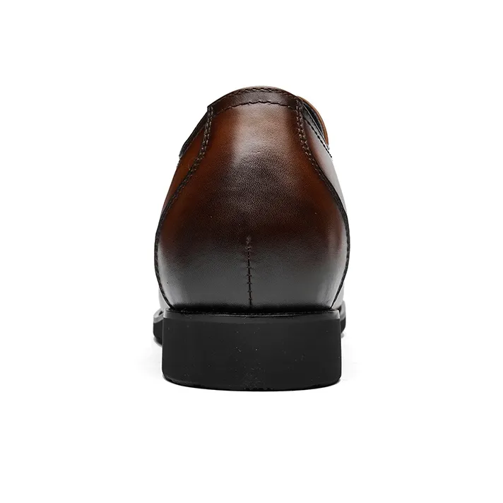 KAISER Dress Shoes Men Low Top Brown/Black-12