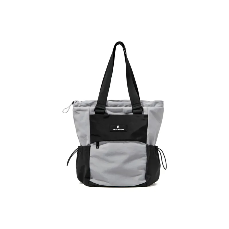 LIVEBOX EN DIRECT Nylon Portable Double Shoulder Backpack Regular Women's Khaki/Black Gray-5