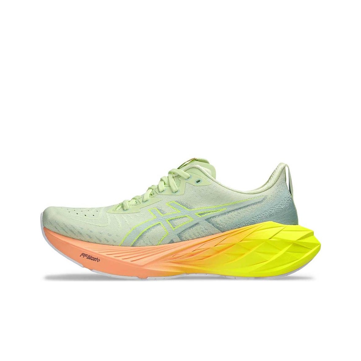 Asics yellow running top best sale