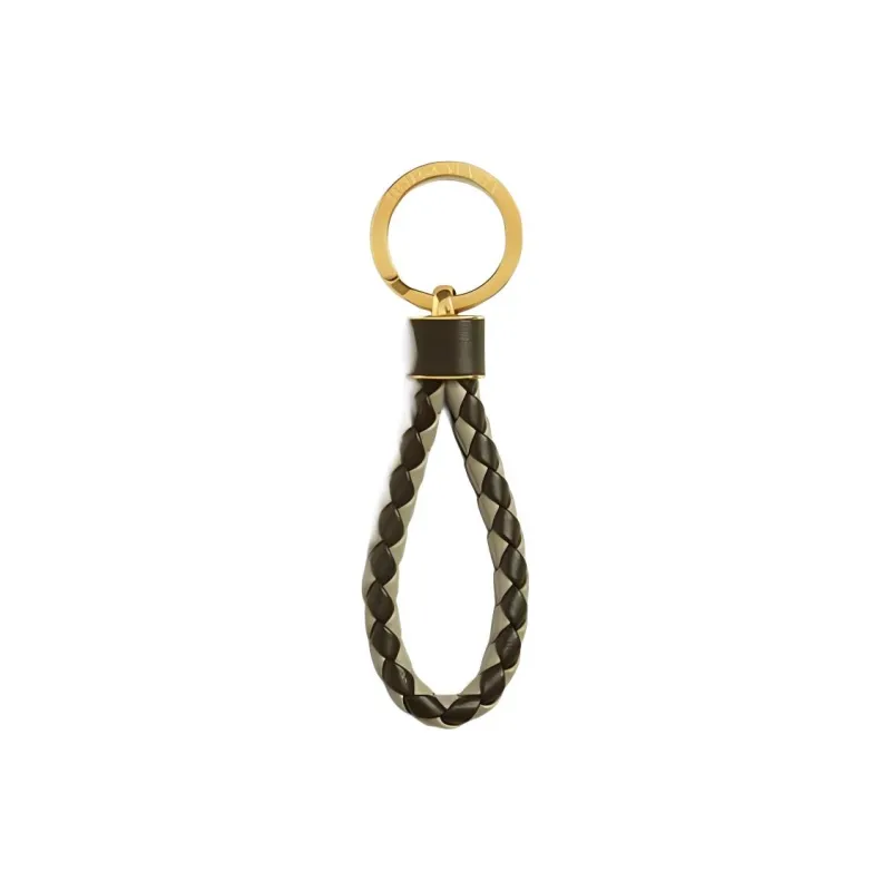 Bottega Veneta Lambskin Keychains Women's Brown-0