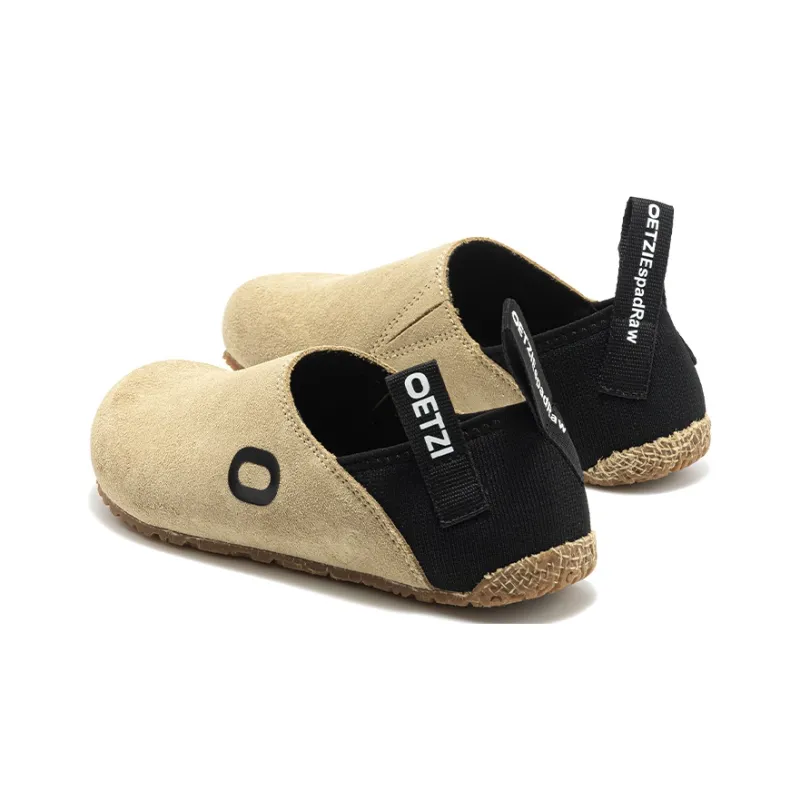 OETZI Hemp Rope Base Collection Ice Man Oz Durable Lightweight And Breathable Low-Top Casual Shoes Unisex Khaki & Black-2