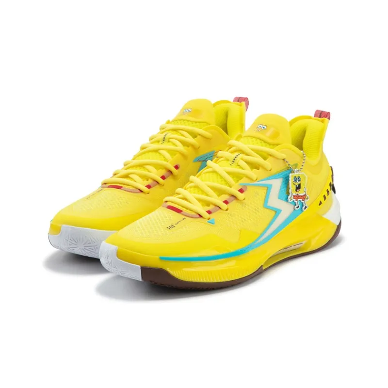 361° BIG3 5.0 Quick PRO Basketball Shoes Men Low Top Sour Yellow/361 Degrees White-2