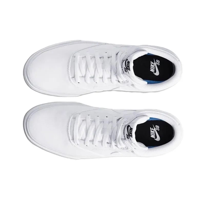 Nike Sb Charge Mid Canvas Triple White-3
