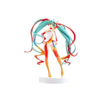 BANPRESTO Hatsune Miku Glass Factory 2016 Racing Miku Scale Figures 18cm