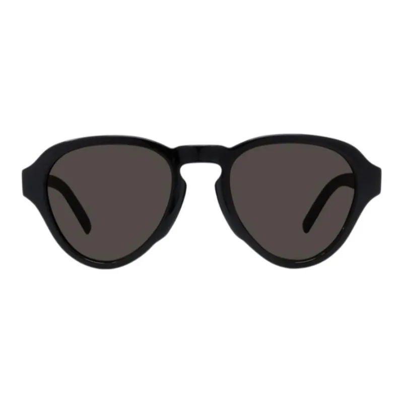GIVENCHY Acetate Irregular Shape Sunglasses Women's Black-1