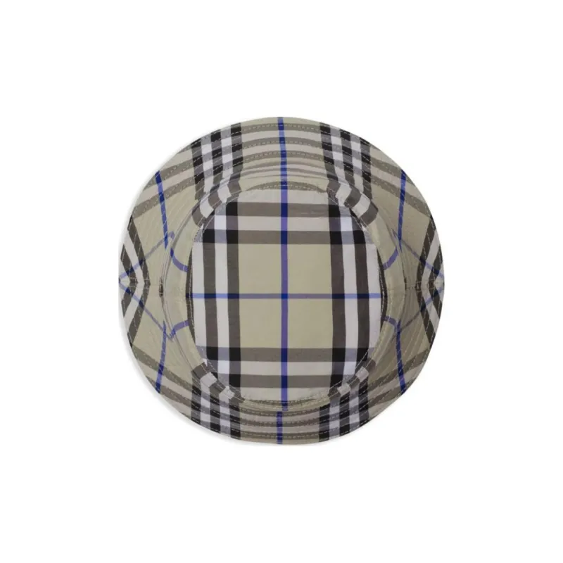 Burberry Check-Pattern Reversible Pull-On Bucket Hat-1
