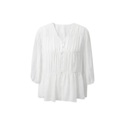 3COLOUR Shirts Women's Pearl White