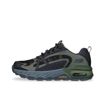 Skechers Max Protect Abrasion Resistant Breathable Low Top Outdoor Shoes Men's Black