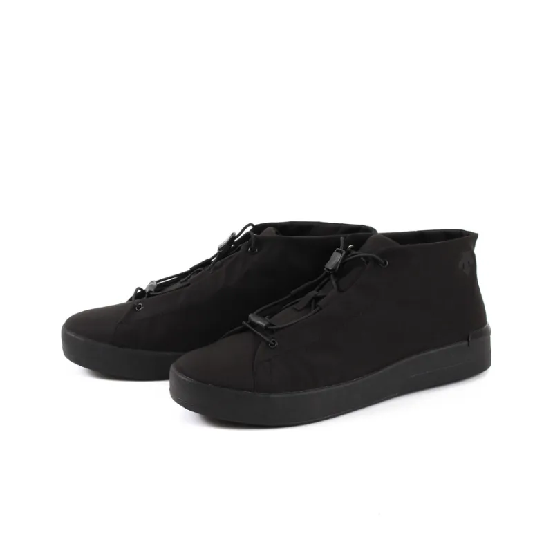 DESCENTE Cushioning, Abrasion Resistant, And Waterproof Mid Top Casual Shoes Men's Black-2