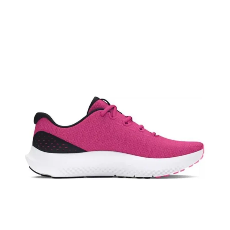 Under Armour Cushioning Wear Resistant Low Top Running Shoes Women's Black Pink-1