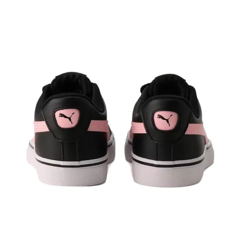PUMA Anti Slip Wear Resistant Low Top Skateboard Shoes Unisex Black Pink-3