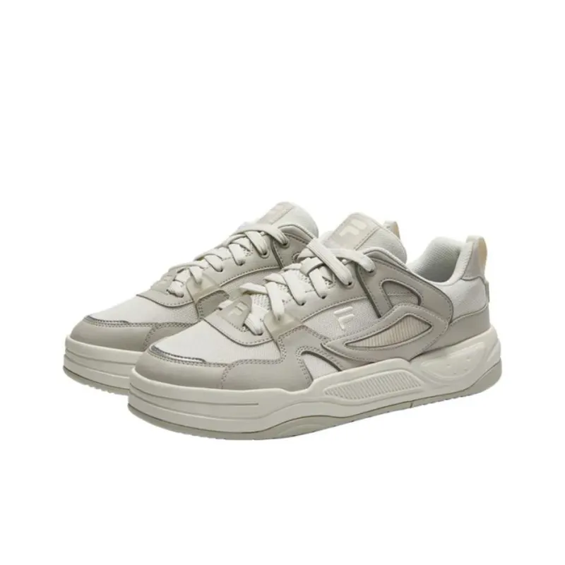 FILA FUSION BANK II Wear-Resistant Low-Top Skateboard Shoes Men's Gray-2
