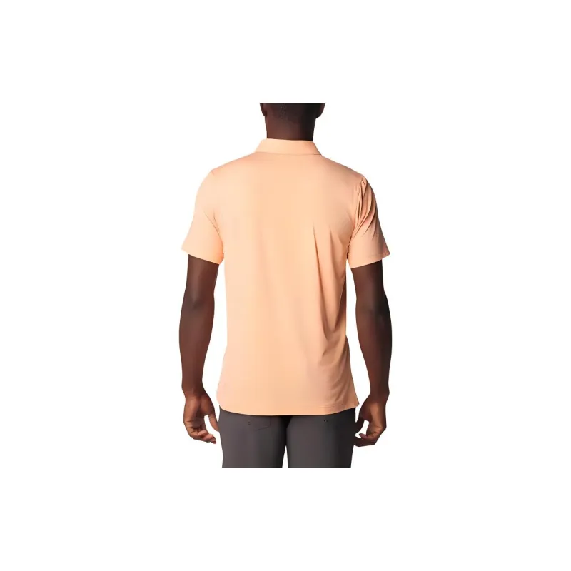 Columbia Tech Trail Polo Shirt Men's Apricot-1