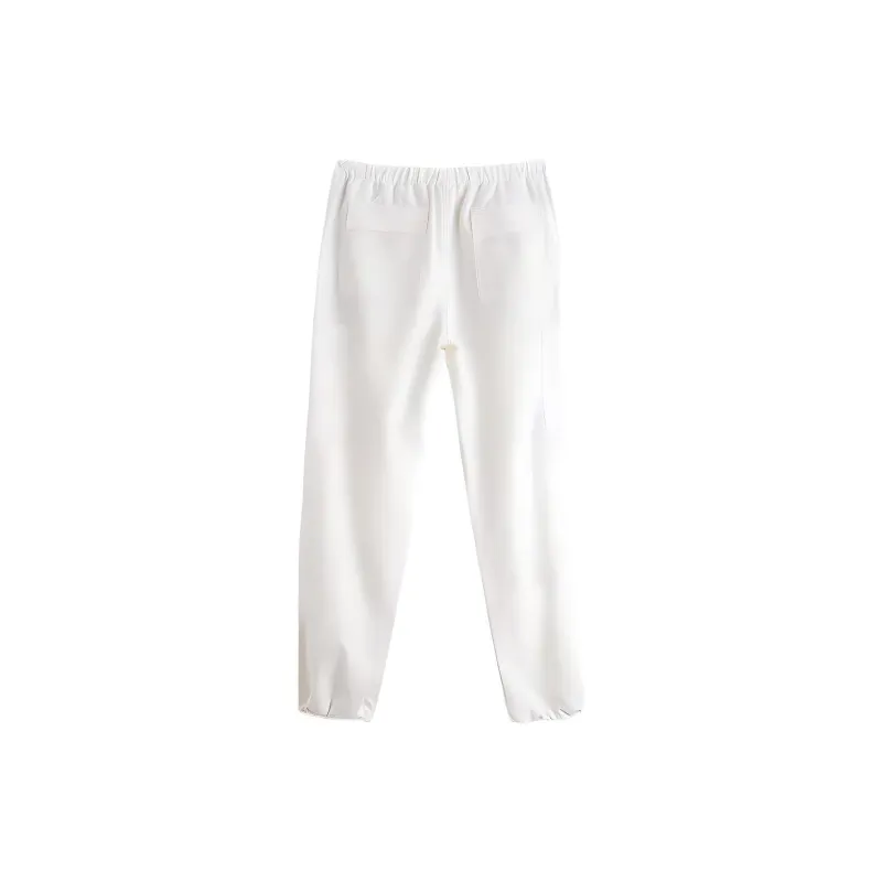ZARA Casual Pants Men White-1