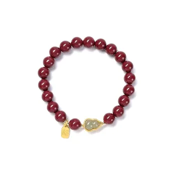 Abby's Wonderland Cinnabar Jade Bracelets Unisex