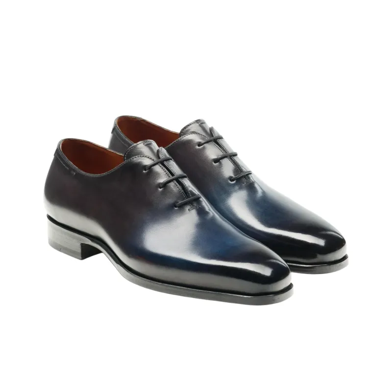 Magnanni Selección Dress Shoes Men's Marine Blue-2