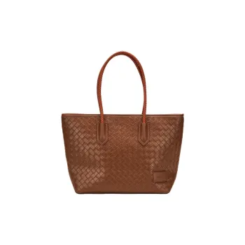 JANE KLAIN PU Totes Handbag Shoulder Bag Large Size Women's Brown/Silver/Black