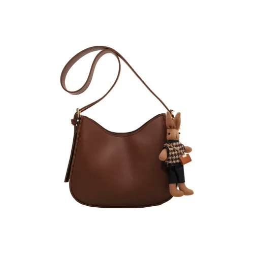 HCXK PU Shoulder Bag Crossbody Bag Regular Women's Black/Coffee/Khaki