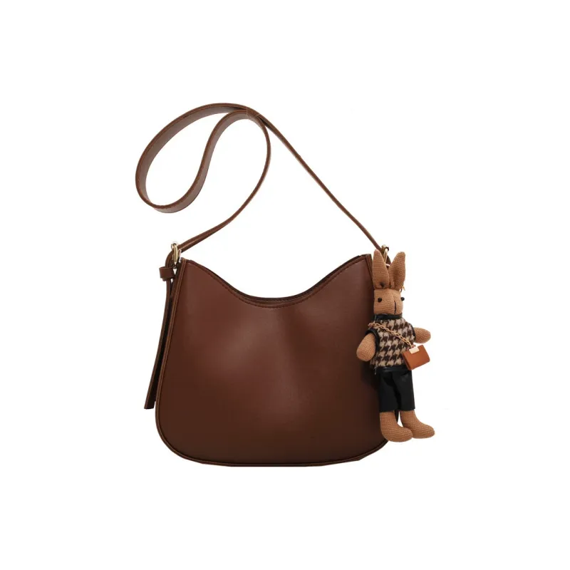 HCXK PU Shoulder Bag Crossbody Bag Regular Women's Black/Coffee/Khaki-0