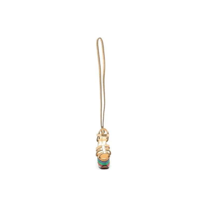 FERRAGAMO Calfskin Keychains Women's Gold-0