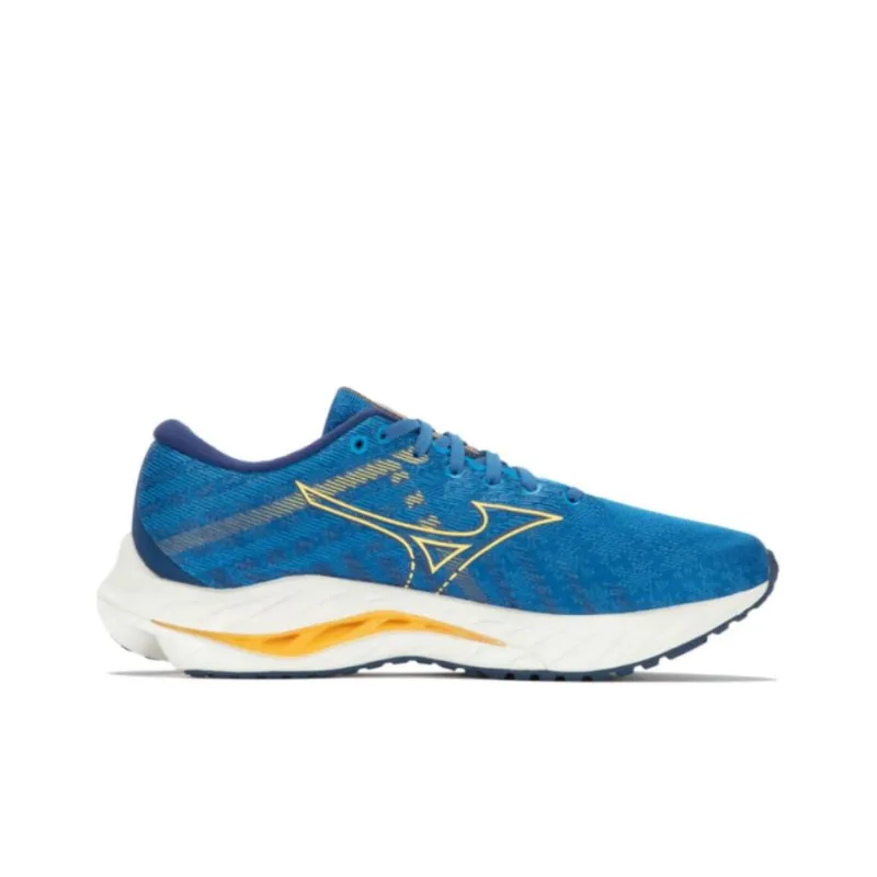 Mizuno Wave Inspire 19 Wear-Resistant Low-Top Running Shoes Men's Blue-1