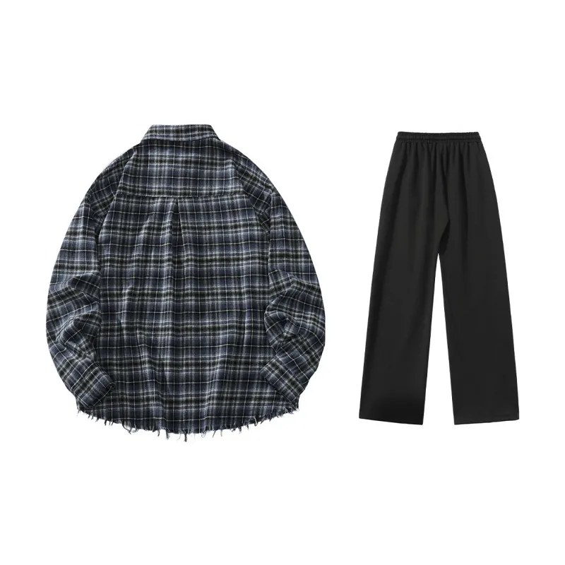 LIVINGTOWN Shirt Matching Set Unisex-4