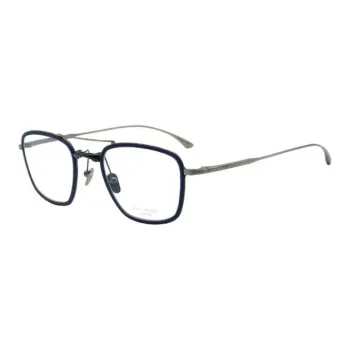 MASUNAGA Titanium Aviator Eyeglass Frames Unisex Blue