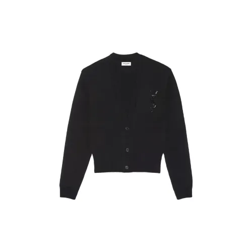 SAINT LAURENT Cashmere Sweaters Women's Black