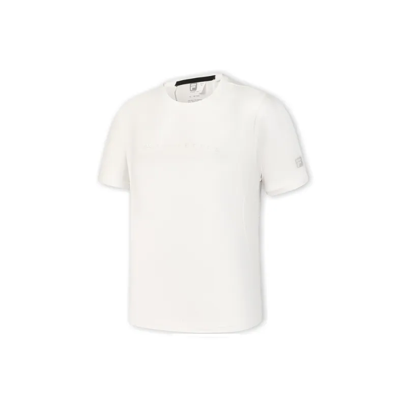 FILA T Shirts Men Mist White-1