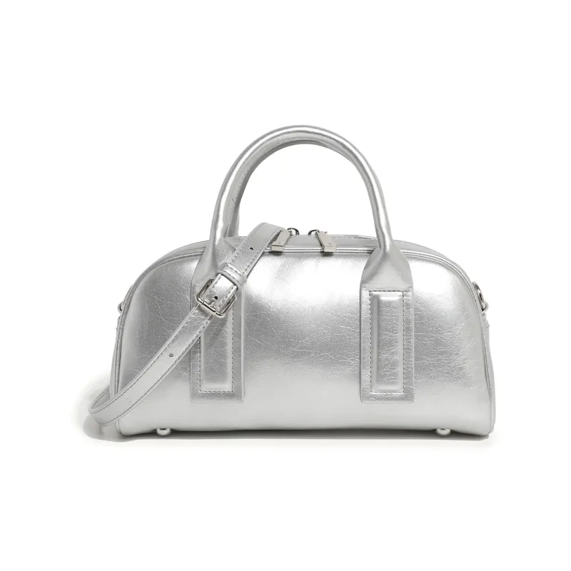 H YXIANG Microfiber Leather Handbag Crossbody Bag Shoulder Bag Regular Women's White/Pink/Black/Silver-12