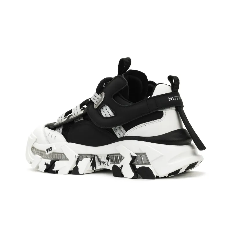 NUTTINESS Ruins Collection Abrasion Resistant Breathable Height Increasing Low Top Chunky Sneakers Unisex-5
