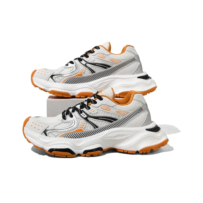 TCELLARS Cushioning Anti-Slip Wear-Resistant Breathable Lightweight Height Increasing Low-Top Chunky Sneakers Unisex-11