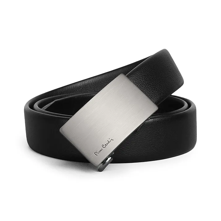 PIERRE CARDIN Cow Leather, Father Dad And Father in Law Box Belt Men's Width 3.5cm-8