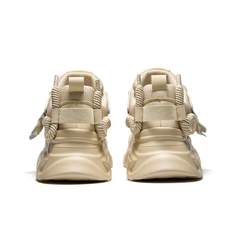 RIFUGIO VO' Shock Absorbers With Slip Resistant And Abrasion Resistant Properties Low Top Chunky Sneakers Unisex-34