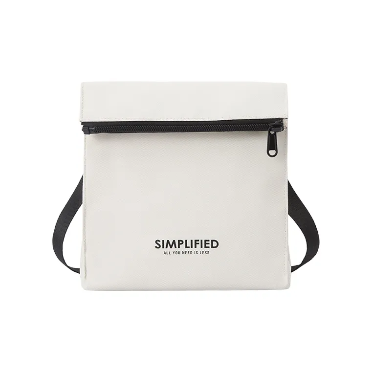 SEM/R Polyester Crossbody Bag Trumpets Unisex Ecru/Black-0