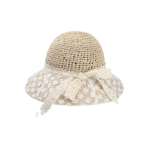 MITHAOL KUSC Straw Woven Bucket Hats Women's
