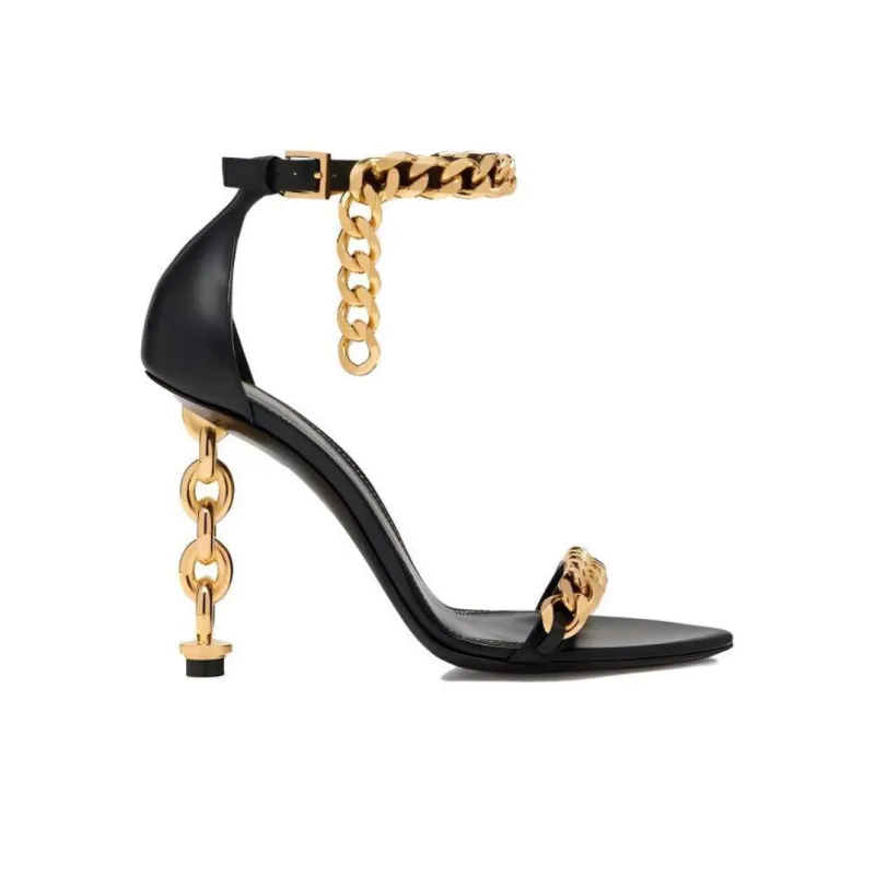 TOM FORD One Strap Sandals 10.5cm Women's Black-1