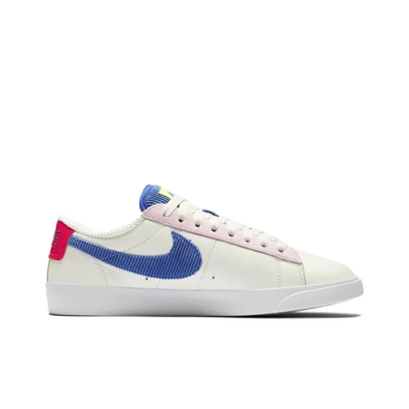 Nike 'S Blazer Low Sail/Racer Blue Arctic Pink Women's-1