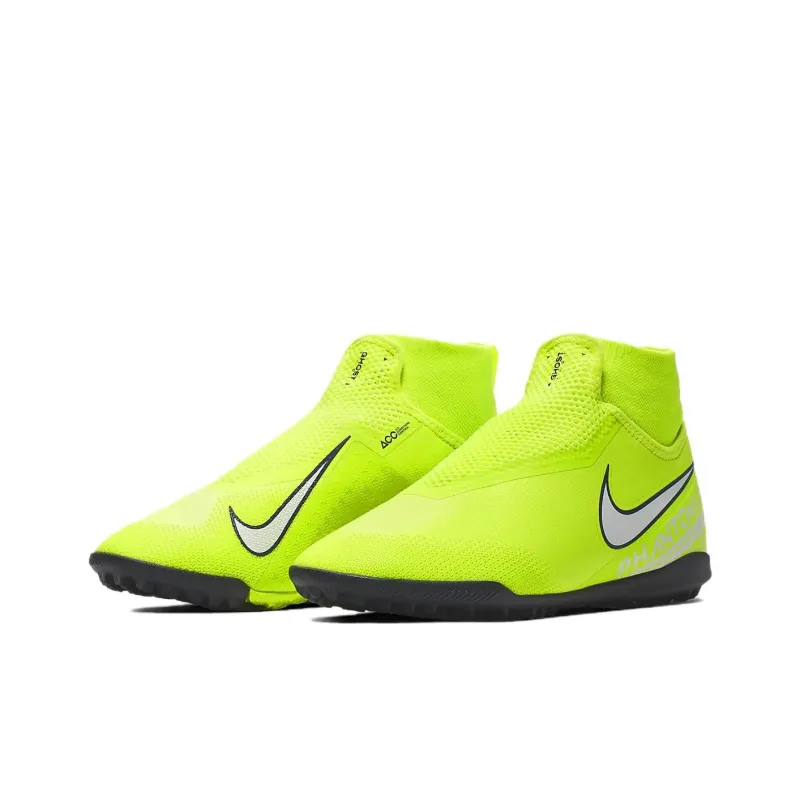 Nike TF Rubber Broken Studs Cushioning Anti-Slip And Wear-Resistant Soccer Shoes Unisex Green-2